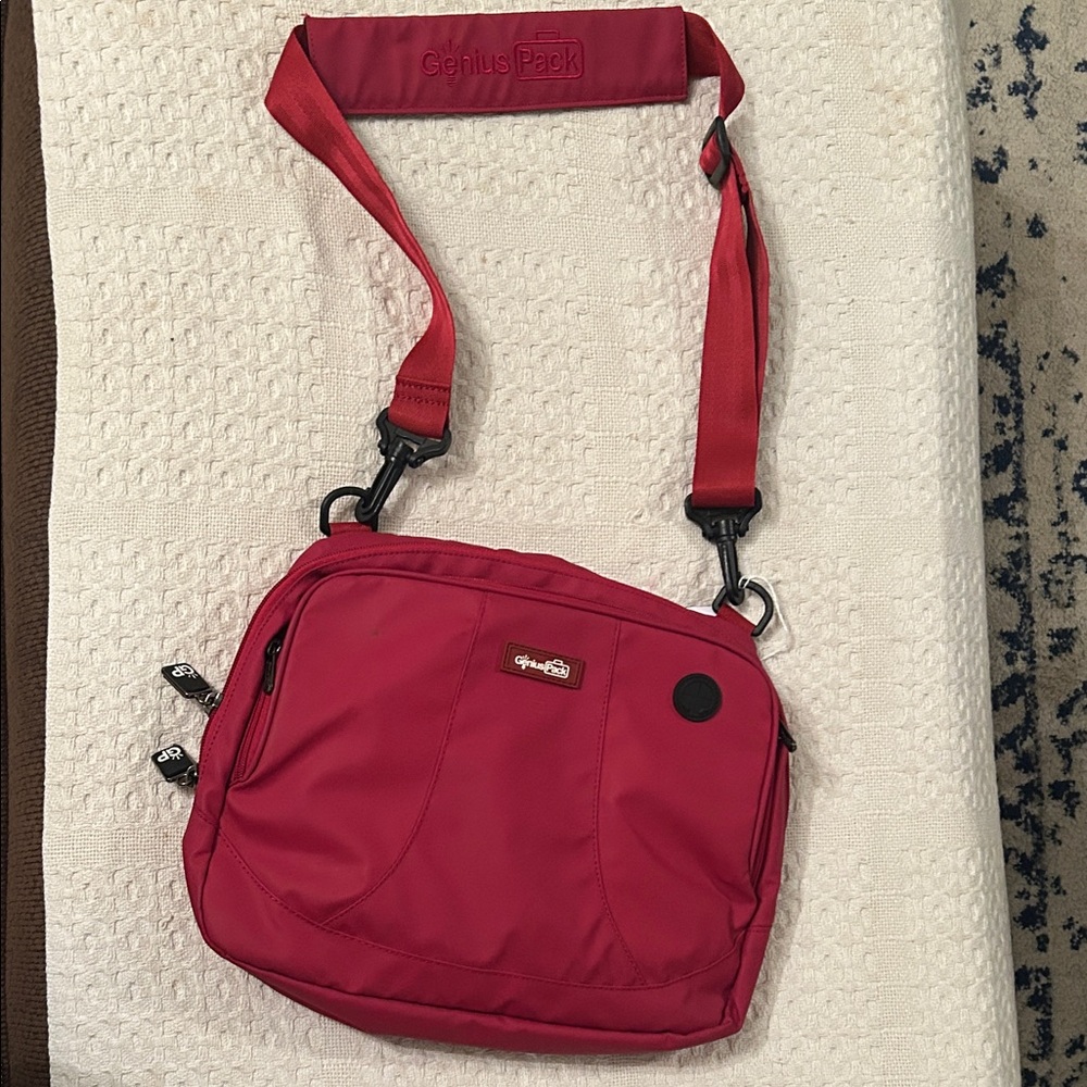 Red Crossbody Shoulder Bag